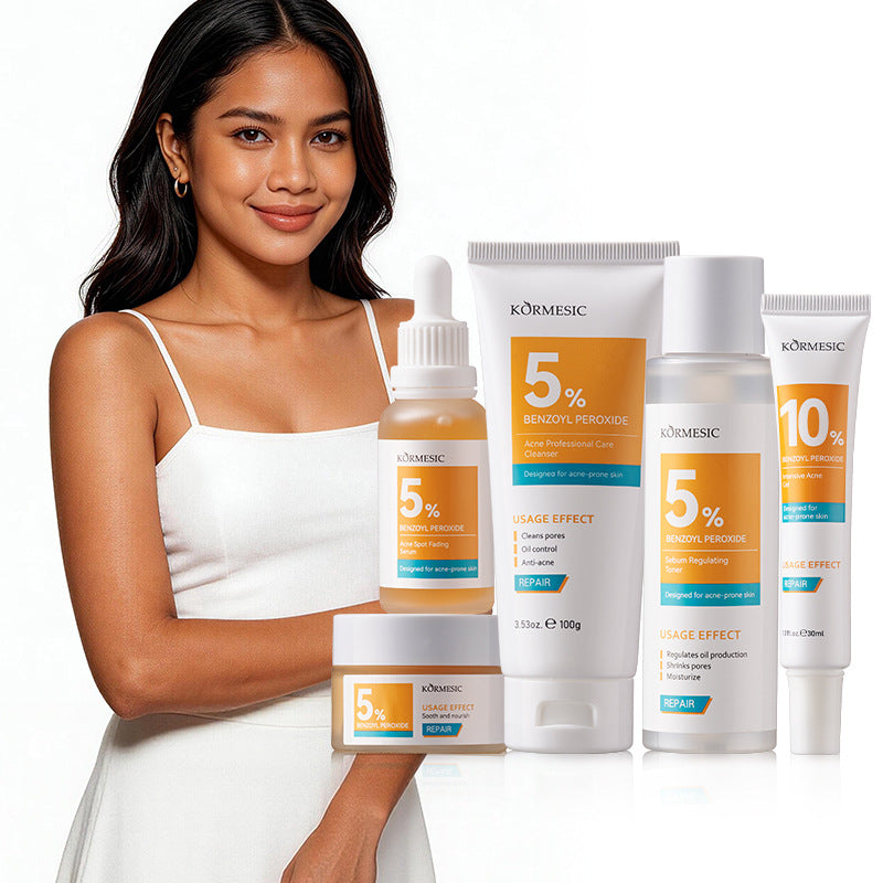 Benzoyl peroxide hydrating skin care