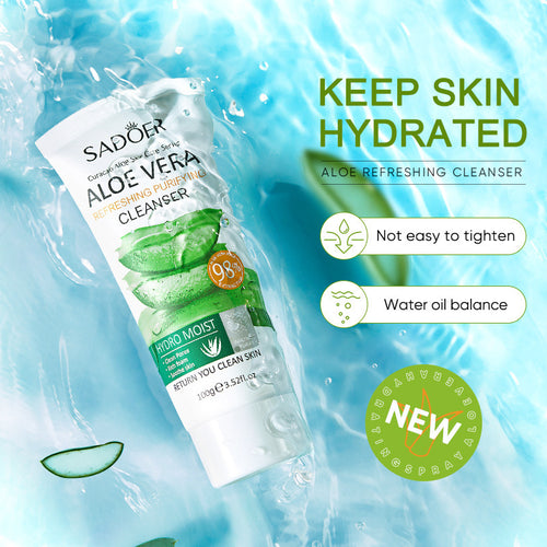Aloe Vera Skin Care Set Cleansing Hydrating Moisturizing