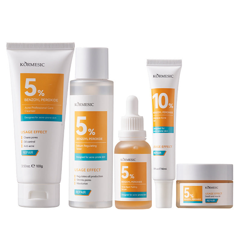 Benzoyl peroxide hydrating skin care